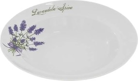Lubiana Roma Ebédlő Tányér Mély Leveshez 1 db 24 cm Porcelán Levendula