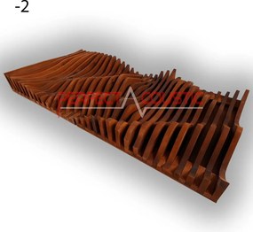 Parametrikus diffúzor 120x60x14cm- 1 minta - 120x60x13cm Csomagolva, szállítással.