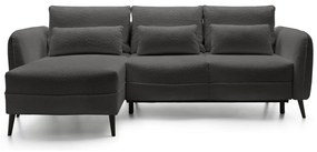 Sarokkanapé Eilish (B) (szürke + fekete) . 1100288