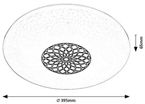 Rabalux 5364 Ophelia mennyezeti SMART LED lámpa