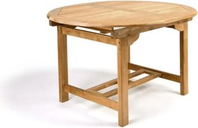 DIVERO Kerti asztal széthúzható 120-170 cm tíkfa