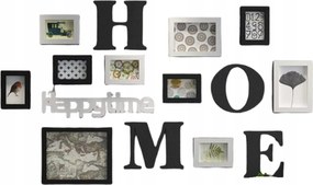 Képkeret MIX Nagy Multi Fotó 10 Kép Kollázs Fali Loft Keret