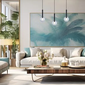 Csillár zsinóron NIKO 1xG9/9W/230V átm. 15 cm fekete