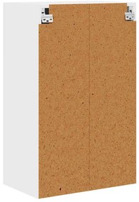 Fali konyhaszekrény Magas Fényű Fehér 50 x 31 x 80 cm Faanyag