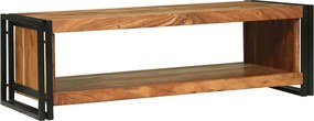 vidaXL Dohányzóasztal Barna 120 x 50 x 38 cm Tömör Akácfa