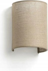 Faro Otton R fali lámpa kerek, függőleges juta, E27, natúr dizájn