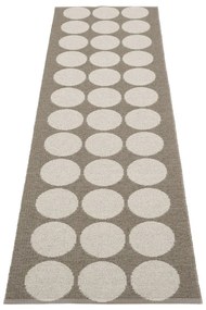 Barna-bézs kültéri-beltéri futószőnyeg 70x240 cm Hugo Walnut Linen – Pappelina