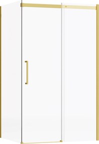 Indes Zuhanykabin 110x90x195 Tommy csúsztatható arany üveg 8mm