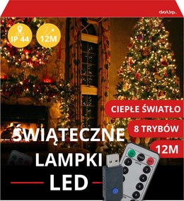 KarĂĄcsonyfa FĂ©nyfĂŒzĂ©r FĂŒggöny 100 Led 12M FĂ©nyfĂŒzĂ©r Meleg FehĂ©r FĂ©nyek