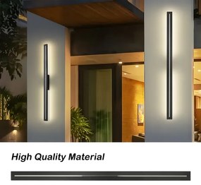 Brilagi - LINEO kültéri LED fali lámpatest, 24W, 230V, 4000K, IP65, fekete