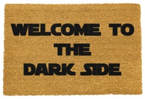 Welcome to the Darkside természetes kókuszrost lábtörlő, 40 x 60 cm - Artsy Doormats
