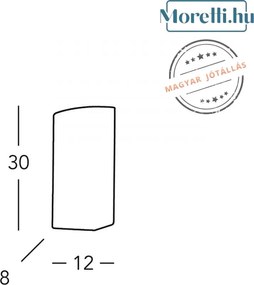 Fali Lámpa Fehér CASABLANCA AUSTROLUX 218-62