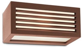 Redo 9899 - Kültéri fali lámpa  BRICK 1xE27/23W/230V IP54 barna