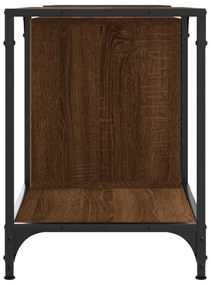 barna tölgy színű szerelt fa TV-szekrény 153 x 37 x 50 cm