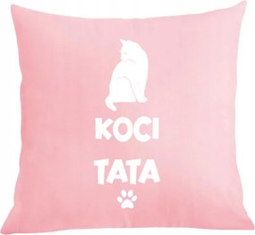 Párna párnahuzat Apák napja Macska Apa