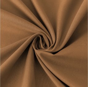 Mikroszálas lepedő MICROVELLE barna 180x200 cm