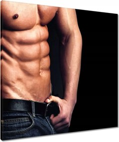 Vászonkép 60x60 Férfi radiátor