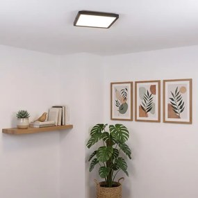 Brilagi - LED mennyezeti lámpatest ESTELA SQUARE LED/24W/230V 31x31 cm fekete