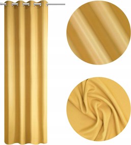 Függöny Készre Szerelve 140x250 Különböző Színek Mustár Atlantic