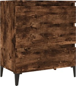 vidaXL füstös tölgy színű szerelt fa tálalószekrény 60 x 35 x 70 cm
