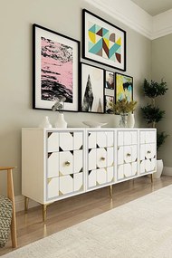 Moka 180 - White, Gold