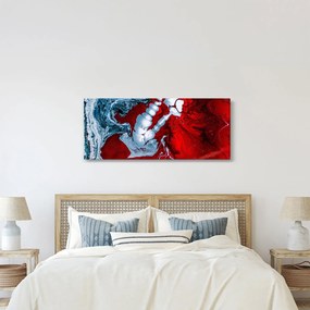 Absztrakt foltok képe (120x50 cm)