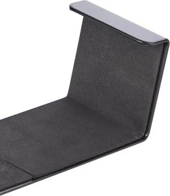 BASIC ajtóakasztó 2 kampó fekete