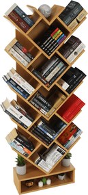 könyvespolc, tölgy , VEVEY