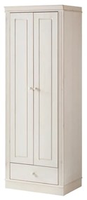 Fehér borovi fenyő ruhásszekrény 65x180 cm Anita – Støraa