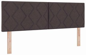 Boxspring ágy matraccal matracmal Sötét Barna 160 x 200 cm