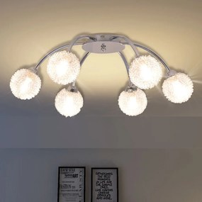 mennyezeti lĂĄmpa 6 db 240 W-os G9-es LED izzĂłval