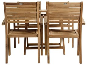 Natúr színű tömörfa kerti szék Sunderland – Hartman