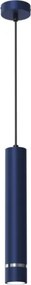 Ewilight Függő mennyezeti lámpa Tube 1xGU10 kék/króm
