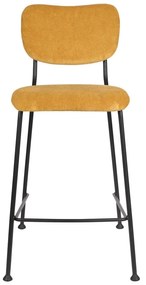 Okkersárga bárszék szett 2 db-os 92 cm Benson – Zuiver