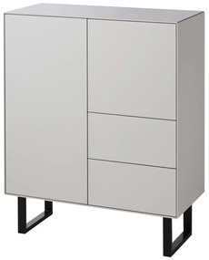 Világosszürke magas komód 91x111 cm Edge by Hammel – Hammel Furniture