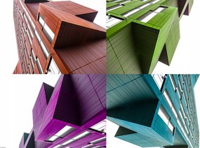 Poszter 66,5x46,5cm Régi adótorony, színes, Assaf Frank