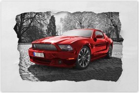 Poszterek 90x60 Piros Mustang