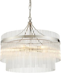 Endon glamour modern függeszték marietta nikkel átlátszó end104112
