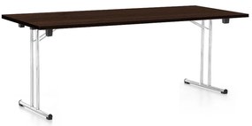 Összecsukható asztal 200 x 80 cm, wenge