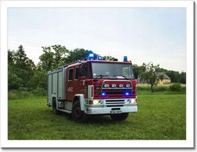 Poszterek keretben 40x30 Tűzoltóautó