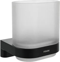 Ravak Chrome II pohártartó, fekete X07P1377