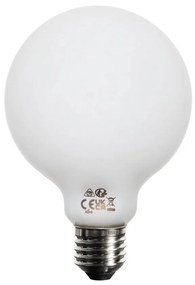 5 db E27 3-lépcsős dimmelhető LED izzó opál üveg G95 4W 450lm 2700K