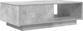 vidaXL Dohányzóasztal fiókkal Beton Szürke 95 x 55 x 31 cm Faanyag