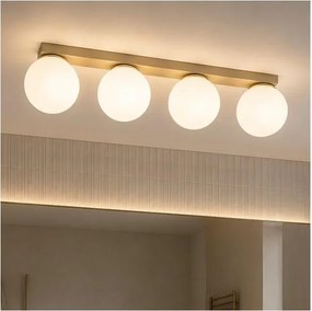 BRILAGI - MILO spotlámpatest 4xE27/60W/230V bézs/arany