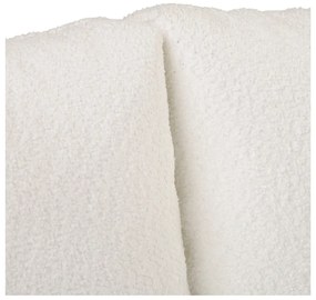 Fehér buklé sarokkanapé (jobb oldali) Ariella – Ropez