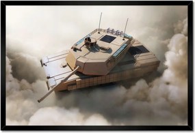 Poszterek keretben 60x40 Nehéz katonai tank