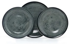 18 darabos kék porcelán étkészlet