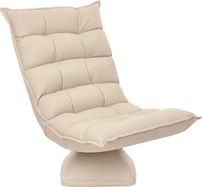 HOMCOM Ágyazható Földi Szék, Forgatható Meditáló Szék Állítható Támlával, Puhább Lazító Kanapé, Párnázott Reitarálható Karosszék Irodába, Nappaliba, B