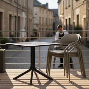 Rakásolható szék, szürke, ALFIO