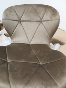 AKCE világosbarna AVOLA VELVET irodai szék II. osztály